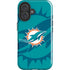 NFL Miami Dolphins Double Vision iPhone 16 Impact Case
